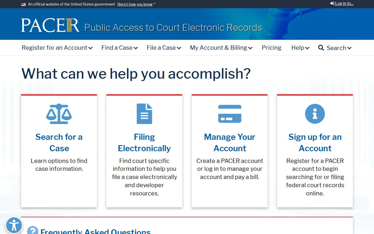 Kankakee residents directory PACER case search